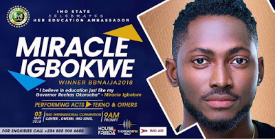 BBNaija 2018 Winner Miracle Gets His SUV, Bags Ambassadorship And Reveals Who He Wants To Take On His All Expense Paid Trip For Two