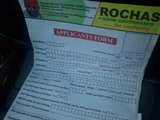See the form prospective vigilante members in Imo state are made to fill before they gain employment