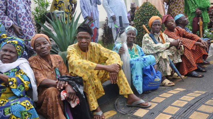 Protest by Nigeria Union of Pensioners